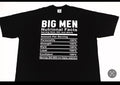 Big Men Nutritional Facts Tee