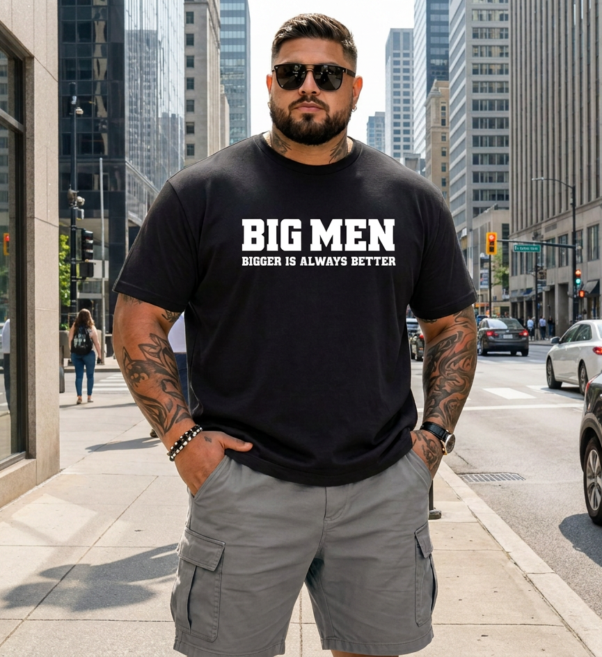 Big Men Bigger Is Always Better Tee
